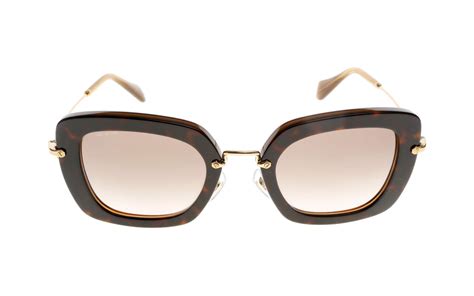 MIU MIU Sunglasses MU 07OS KAZ0A6 Top Havana On Opal 